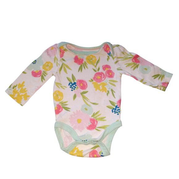 🎯 10 for $10 / Baby Girl 0-3 Months Long Sleeve Onesie - Picture 3 of 10